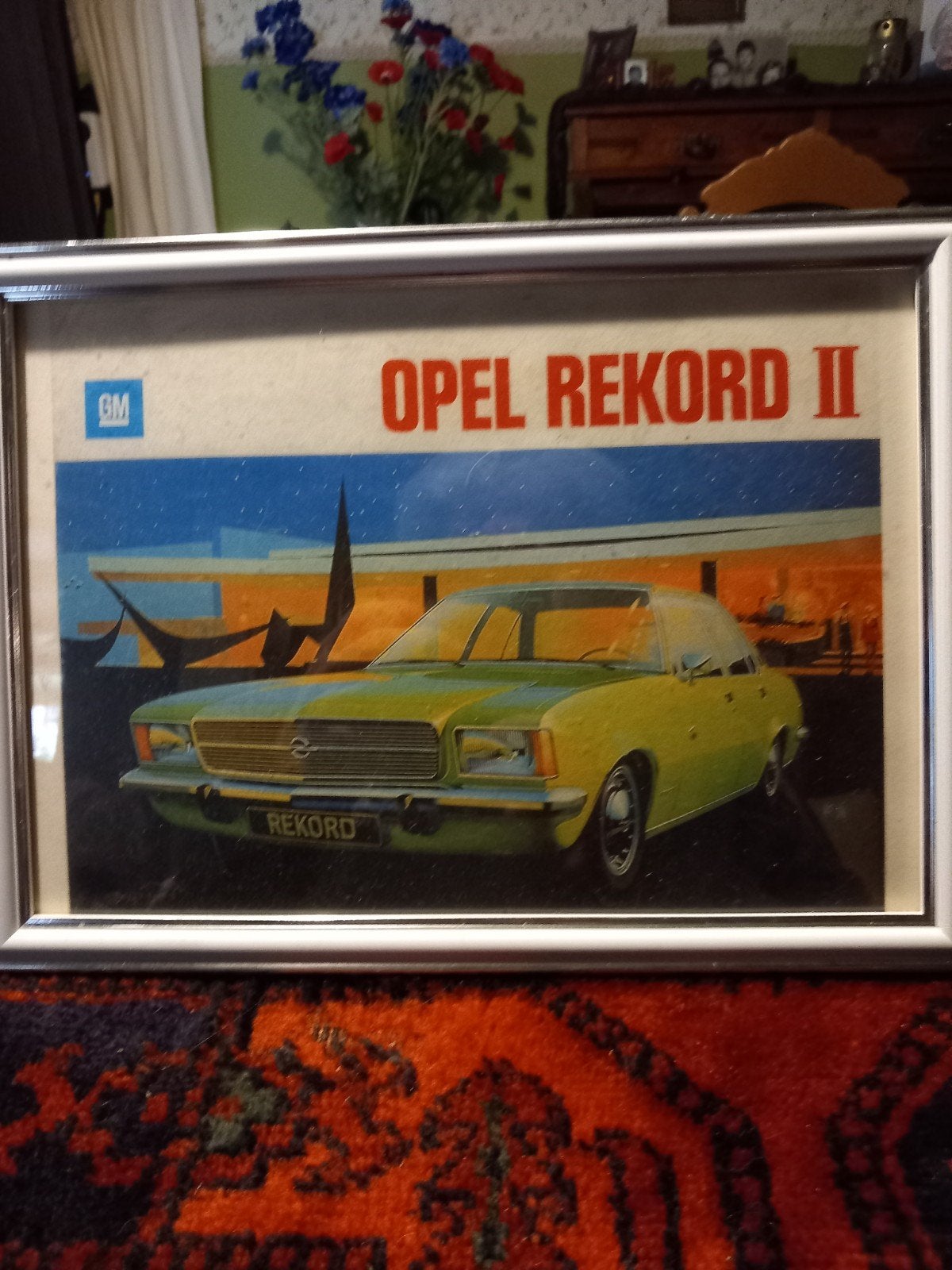 hele mooie a4 afbeelding  Opel rekord 2, Ophalen of Verzenden