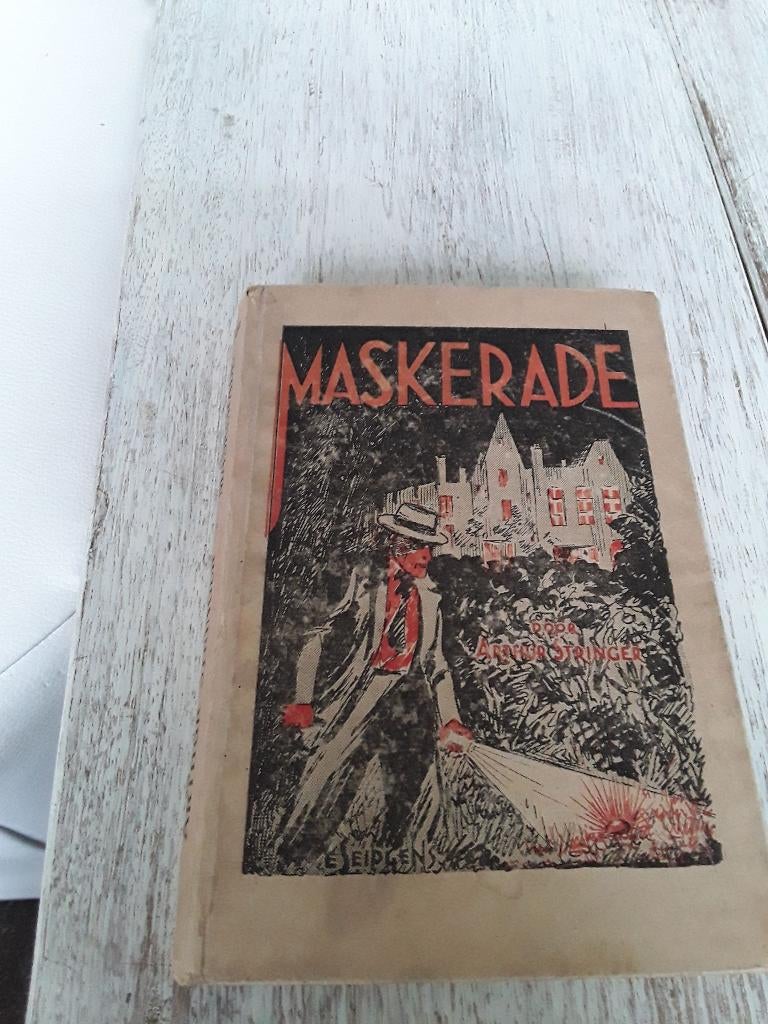 Maskerade    Arthur Stringer, Antiek en Kunst, Ophalen of Verzenden