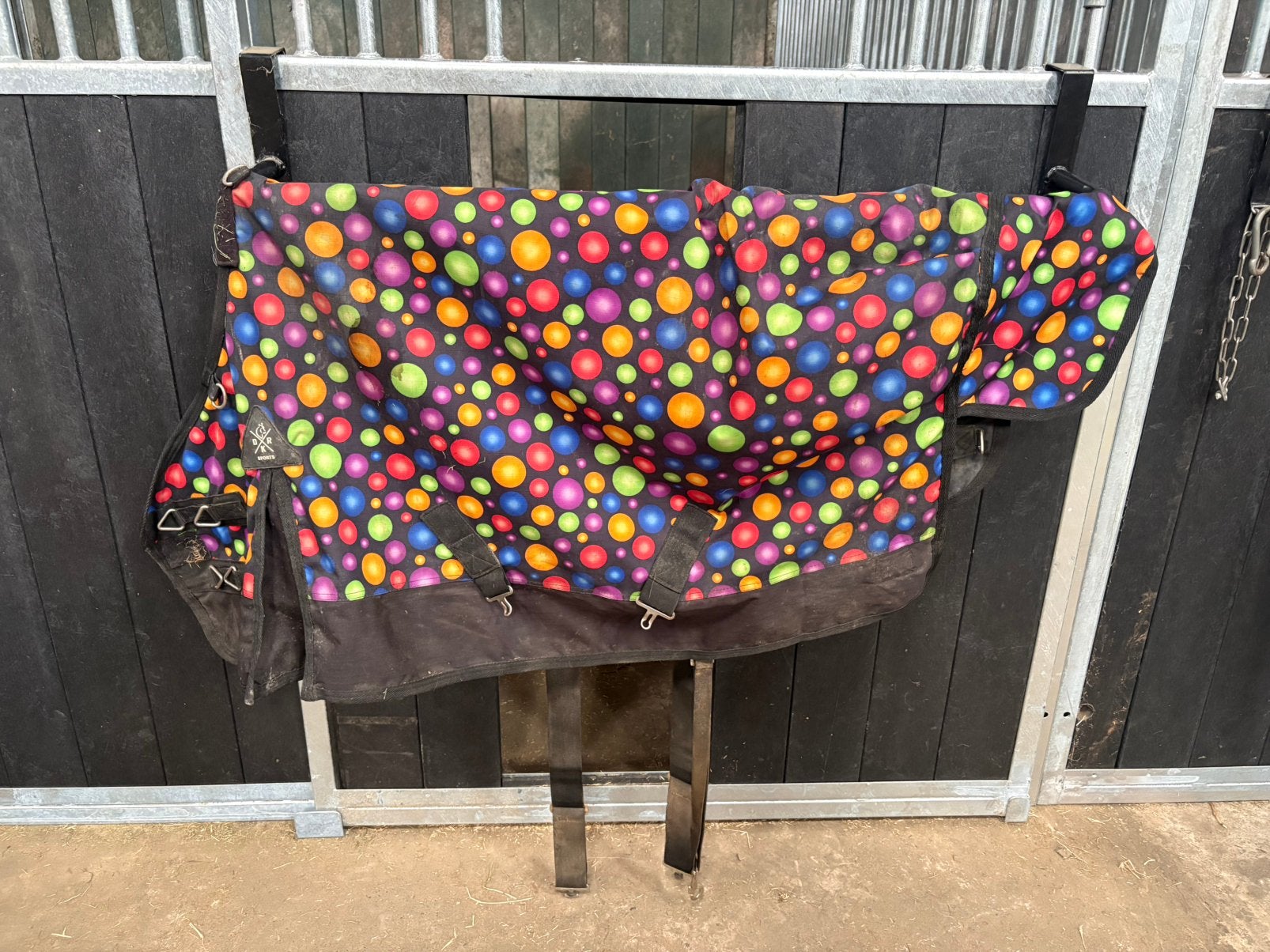 Regendeken Shetlander 125/90, Dieren en Toebehoren, Paarden en Pony's | Dekens en Dekjes, Meerkleurig, Shetlander/Mini, Overige merken
