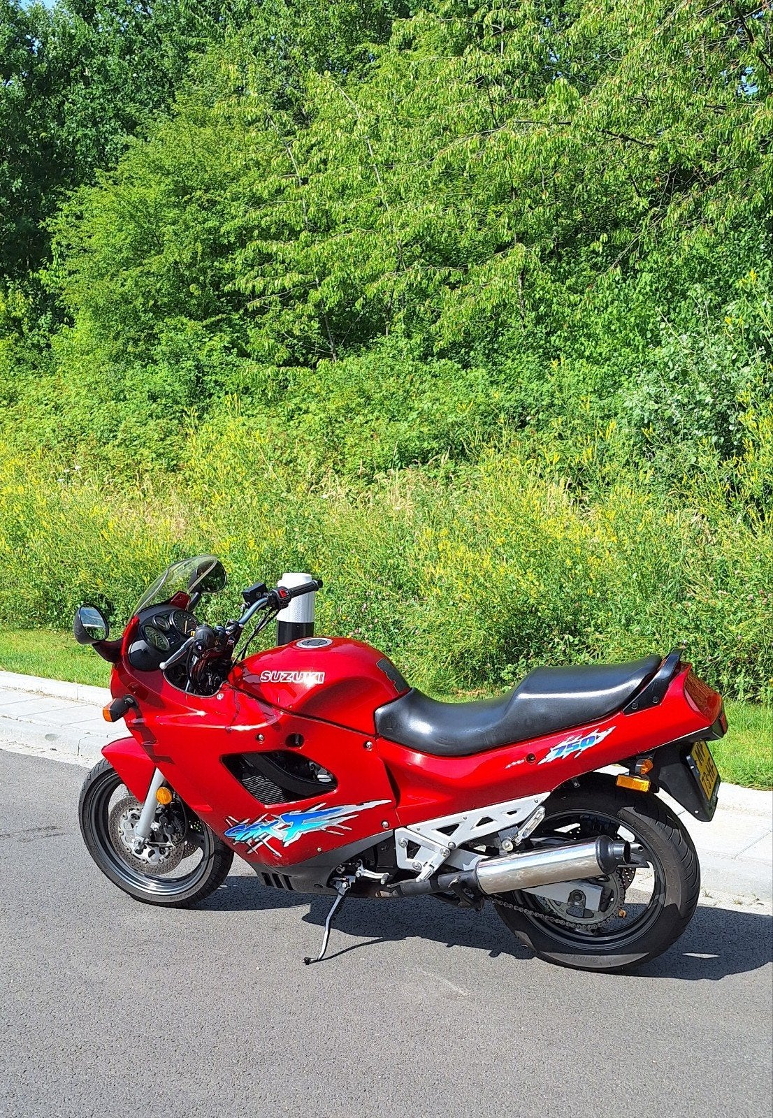 Youngtimer Suzuki GSX-F 750, LSL ombouw., 750 cc, 4 cilinders, Motorrijbewijs A, Gebruikt