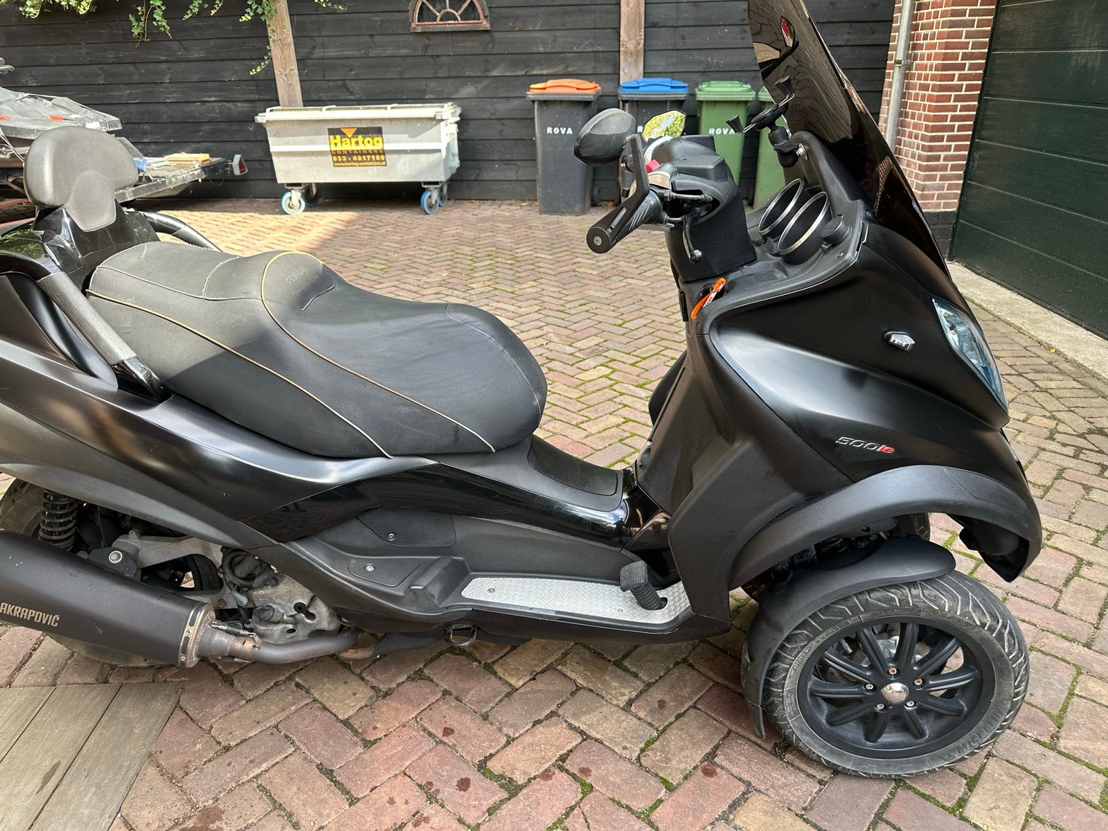 Piaggio MP3 500 LT Sport ABS/ASR Akrapovic uitlaat, Gebruikt, Overige modellen, Maximaal 45 km/u, Ophalen of Verzenden