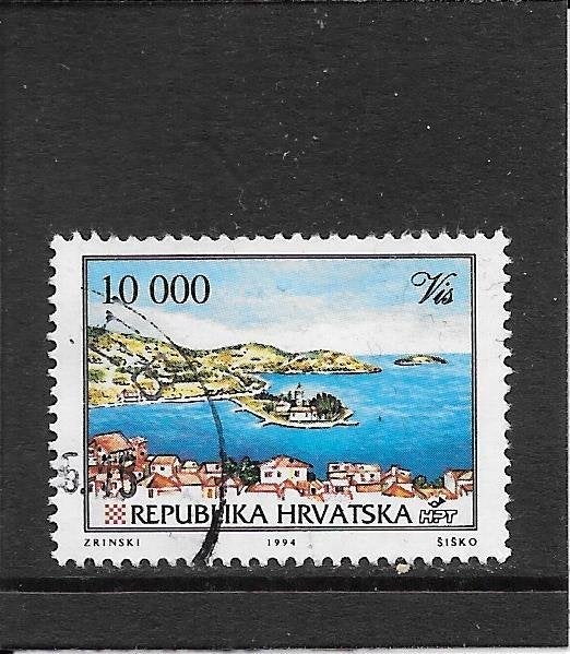 Kroatië steden, Ophalen of Verzenden, Overige landen, Gestempeld