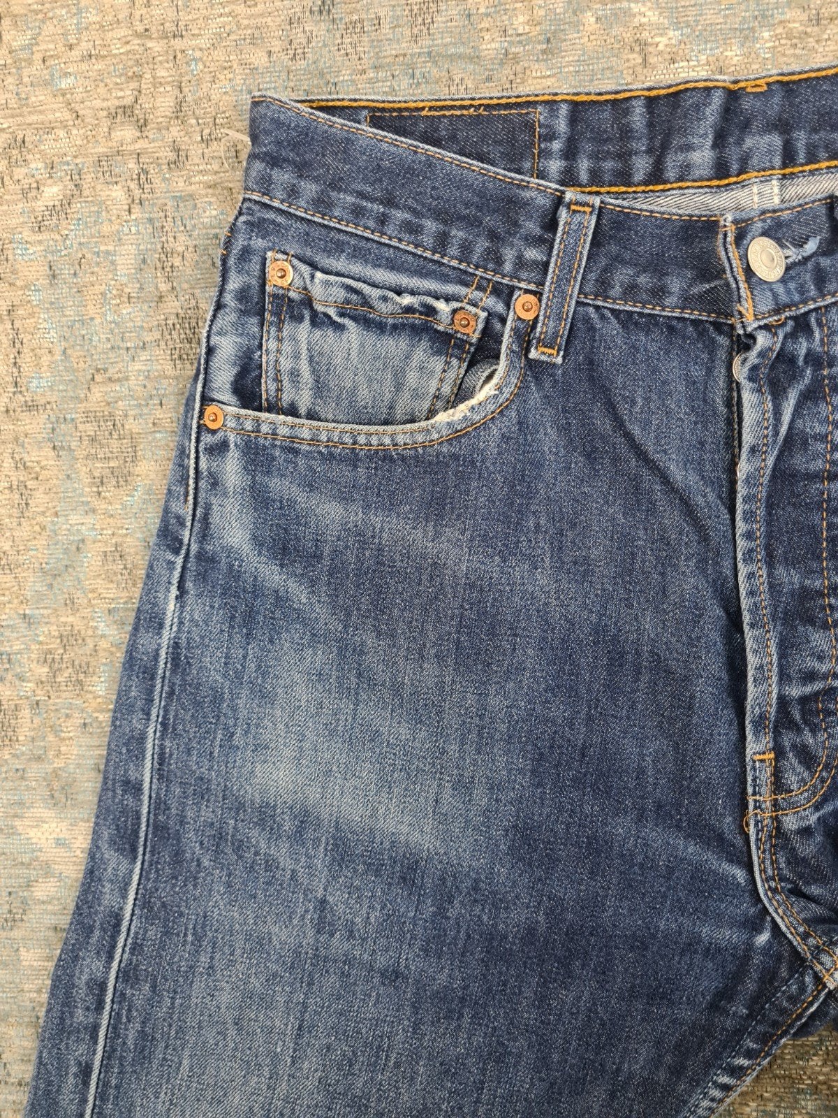 Levi’s 501 highwaist straight fit W30 L32 Tulsi3032, Blauw, Ophalen of Verzenden, Zo goed als nieuw, W30 - W32 (confectie 38/40)