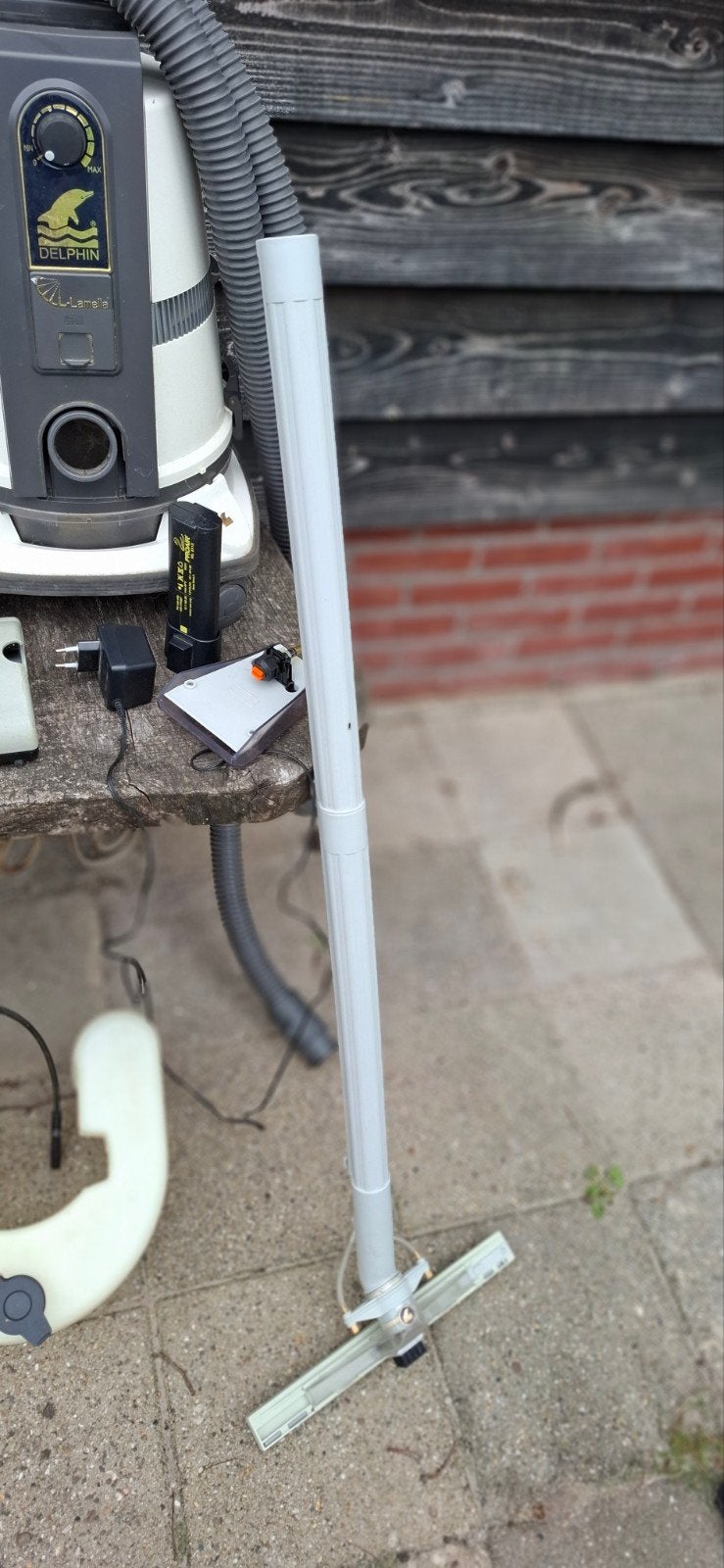 Te koop Delphin stofzuiger, zeer compleet, Overige merken, Gebruikt, Dweilfunctie, Minder dan 1200 watt
