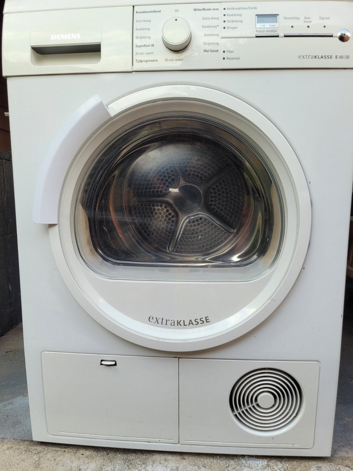 Siemens extraKlasse E 46-38 condensdrogerer, Witgoed en Apparatuur, Wasdrogers, Ophalen, 6 tot 8 kg, Gebruikt, Minder dan 85 cm