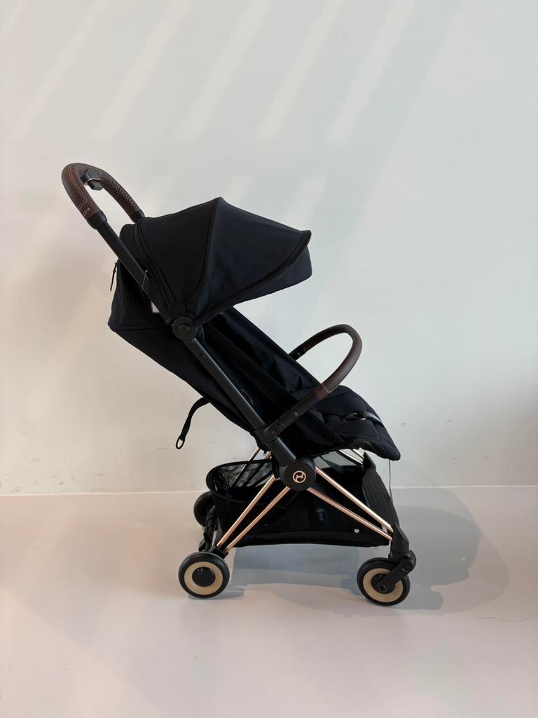 Cybex Coya Buggy -Rosegold Frame Sepia Black, Ophalen, Nieuw, Overige merken, Verstelbare rugleuning