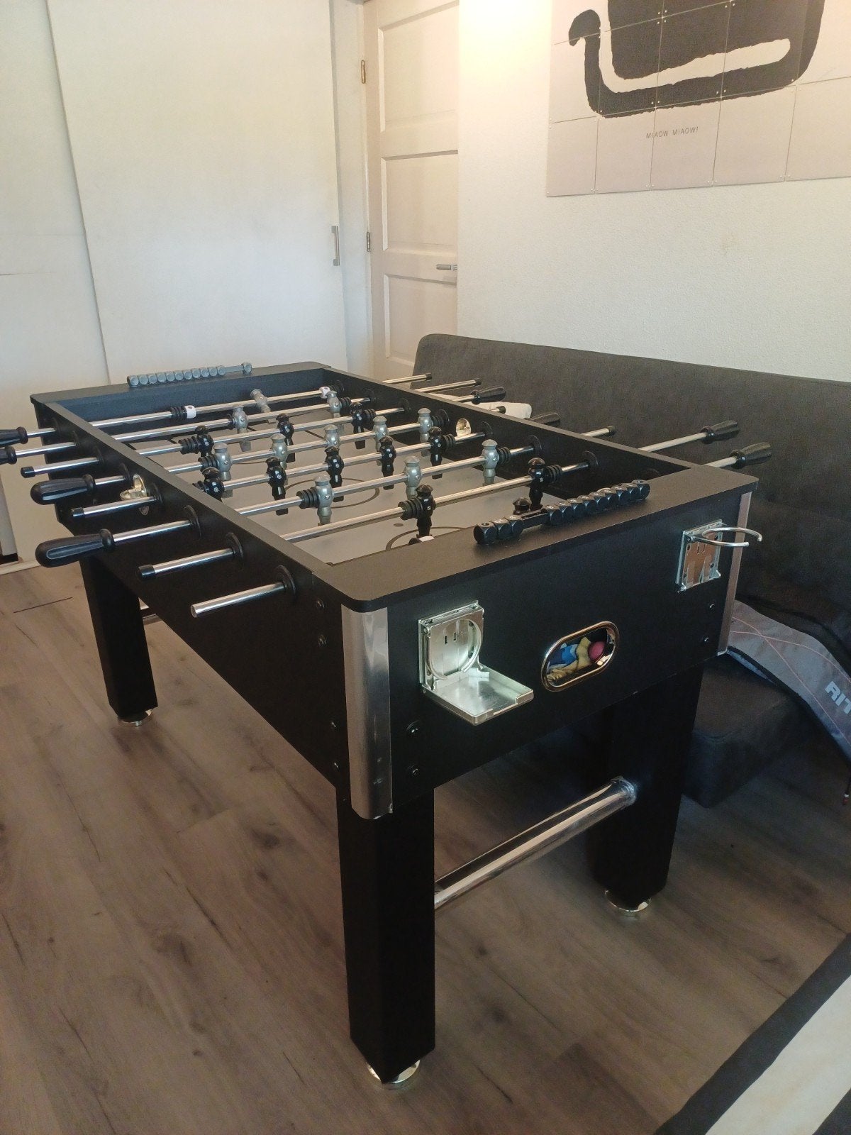 Tafelvoetbaltafel - Voetbaltafel, Hobby en Vrije tijd, Gezelschapsspellen | Bordspellen, Drie of vier spelers, Ophalen, Gebruikt