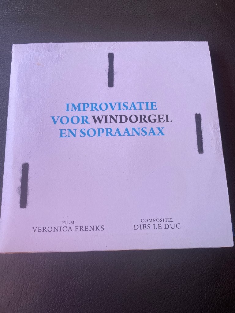 Zeldzame CD/DVD: Improvisatie voor Windorgel en Sopraansax, Cd's en Dvd's, Inclusief DVD, Overige genres, Ophalen of Verzenden