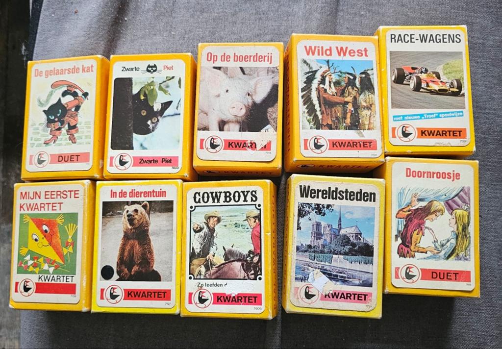 Vintage Raaf kwartetten, Ophalen of Verzenden