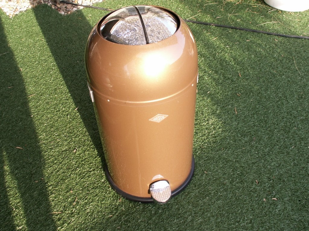 Wesco Kickmaster afvalbak vuilnisemmer prullenbak, 50 – 75, Gebruikt, Met pedaal, Ophalen of Verzenden