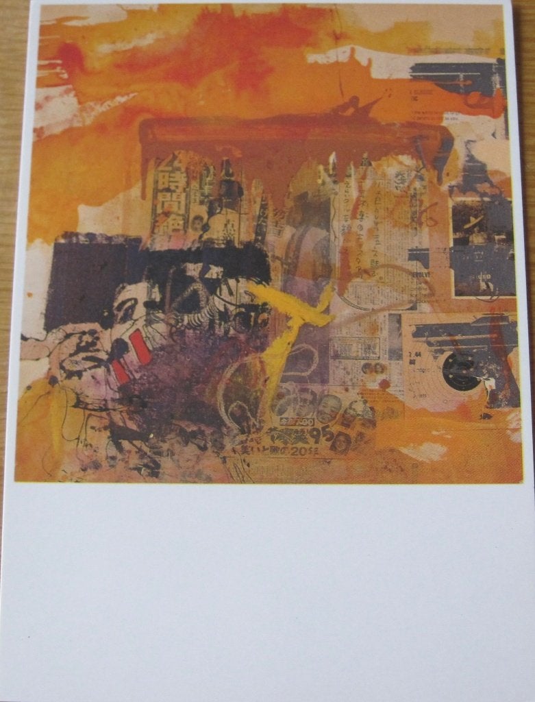 Boomerang - collage van George Heidweiler - nieuw, Verzenden, 1980 tot heden, Ongelopen, Overige thema's