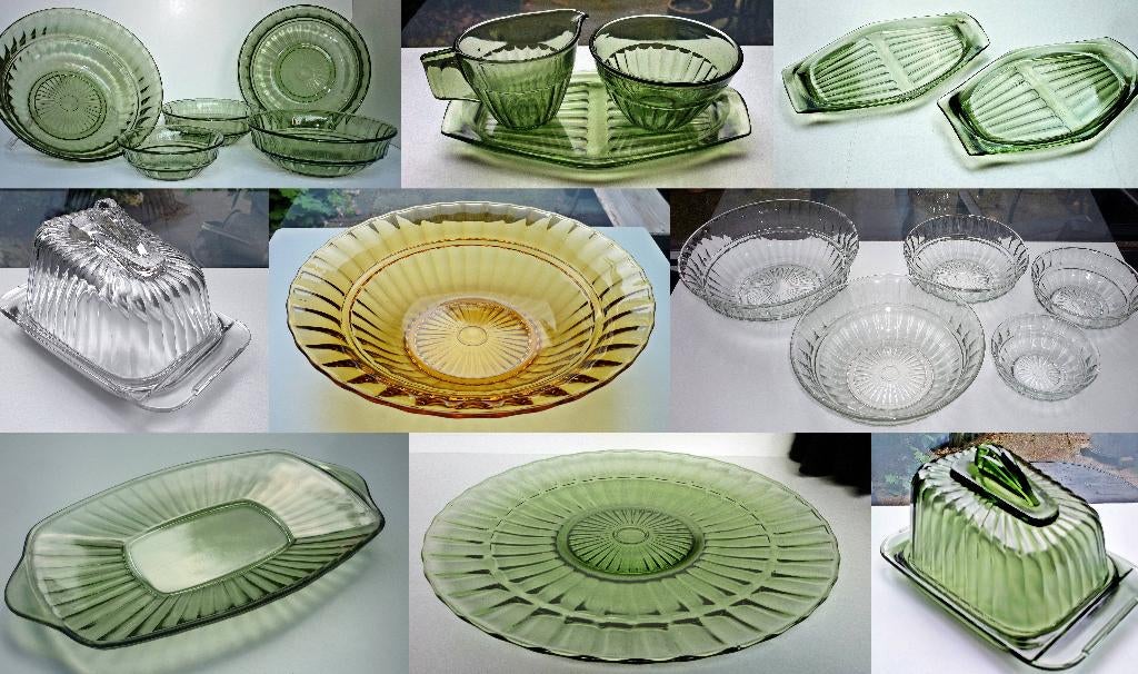 Copier Neerlandia Servies Kaasstolp Schalen Zie Omschrijving, Overige typen, Ophalen of Verzenden, Effen, Glas