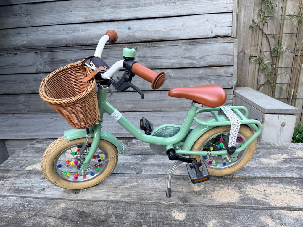 Puky Youke 12 inch retro kinderfiets groen, Ophalen, Gebruikt, Velgrem, Minder dan 16 inch