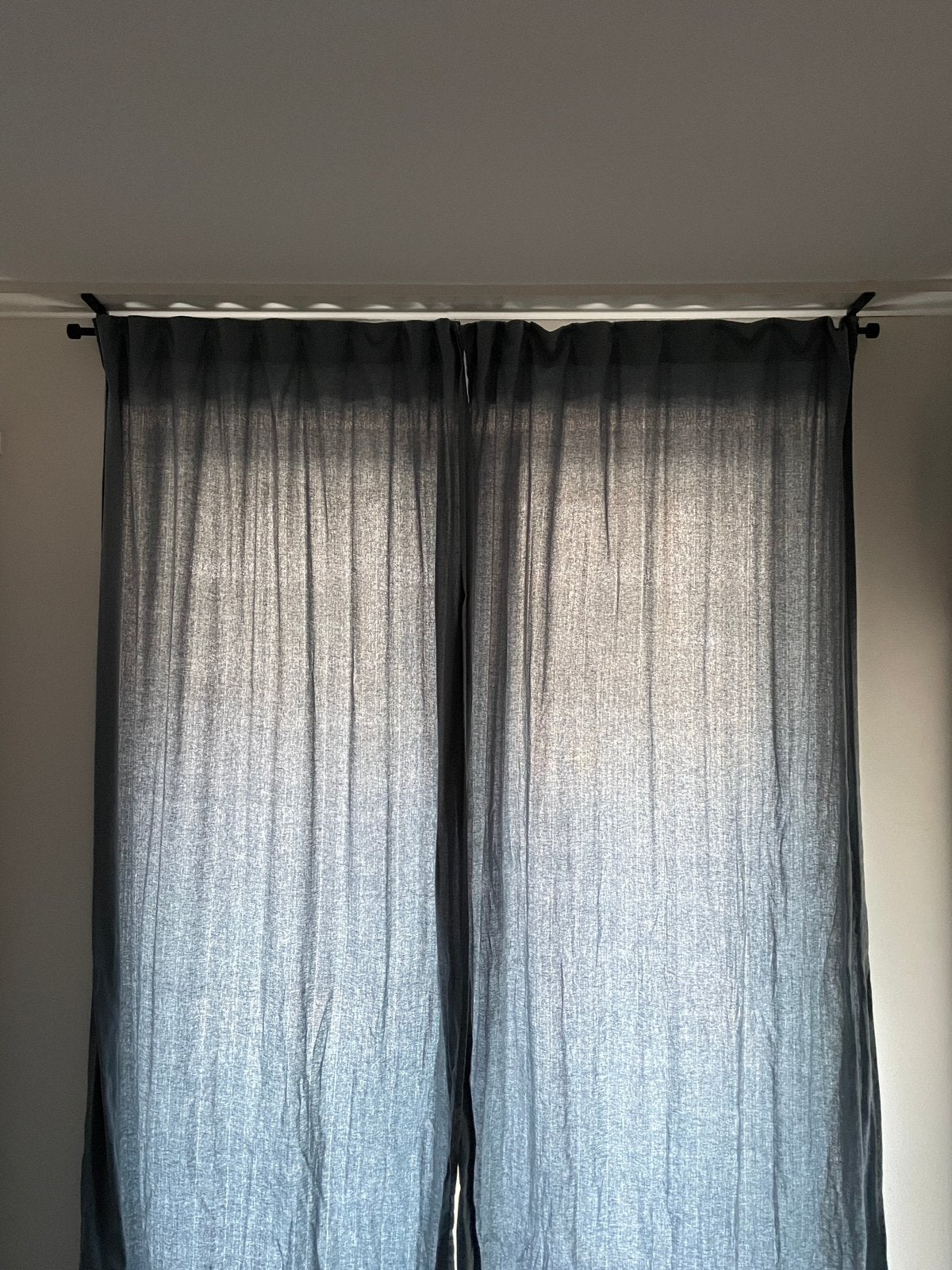 x4 IKEA Blue Gray Curtains | Herringbone | Gordijnen, Ophalen, Gordijn, Katoen, IKEA