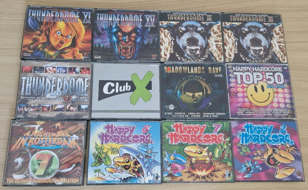 Partij hardcore cd's 32 stuks (Thunderdome, Mystery land...), Ophalen of Verzenden, Gebruikt, Dance Populair, Boxset