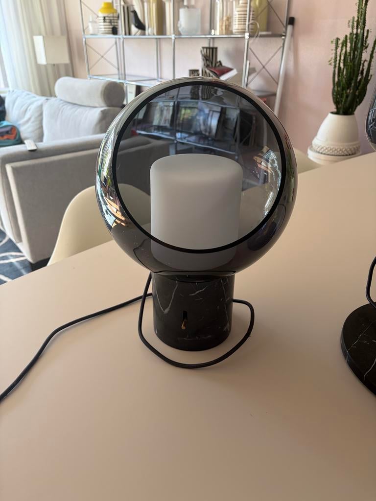 IKEA Evedal tafellamp, Huis en Inrichting, Lampen | Tafellampen, Ophalen, Modern, Minder dan 50 cm, Glas