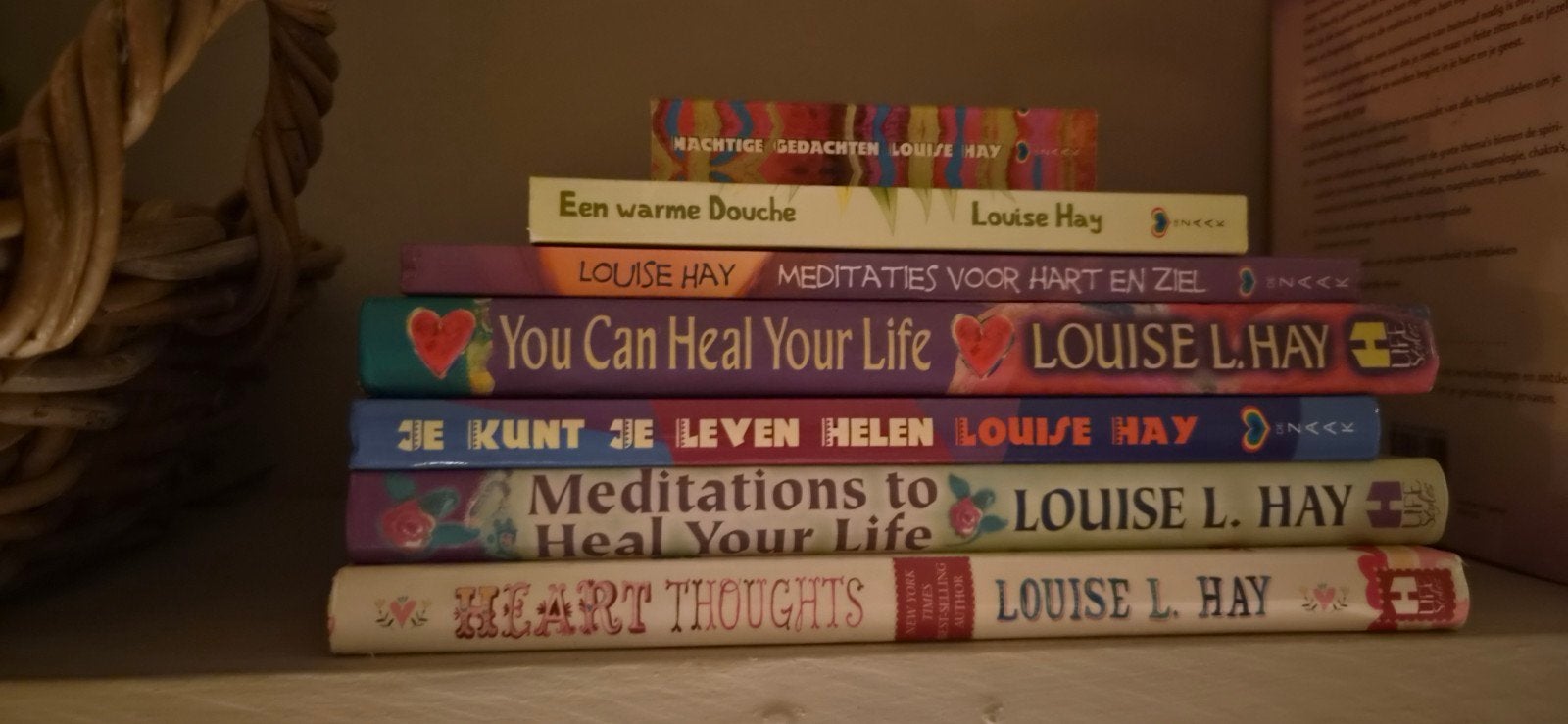 set van 7 Boeken van Louise L. Hay - Zelfhulp en Spiritualit, Ophalen of Verzenden, Gelezen, Louise L. Hay