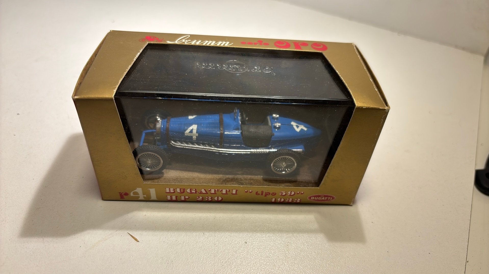 Bugatti tipo 59 brumm 1.43, Overige merken, Auto, Ophalen of Verzenden, A