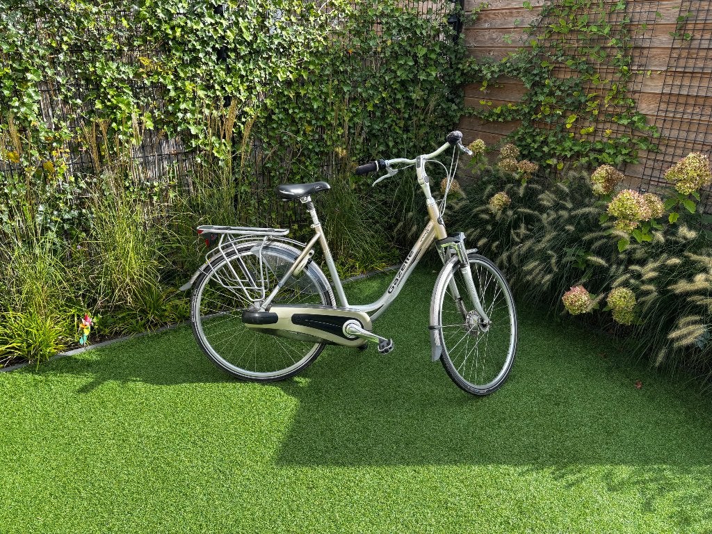 Gazelle extra orange, Ophalen, Stadsfiets, Zo goed als nieuw, Verlichting