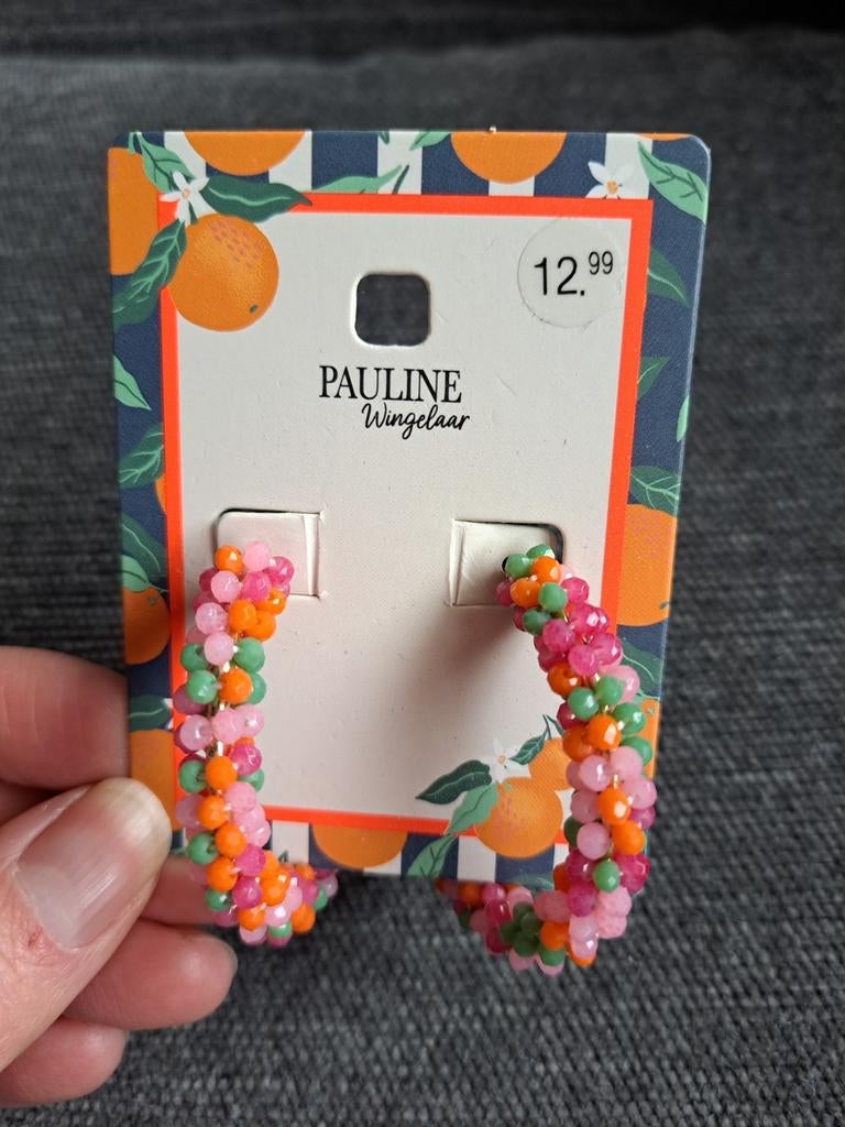 Oorbellen Pauline Wingelaar, Ophalen, Overige materialen, Overige kleuren, Nieuw