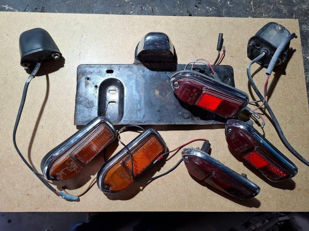 Richtingaanwijzers & kentekenverlichting MGB, Ophalen of Verzenden, Gebruikt