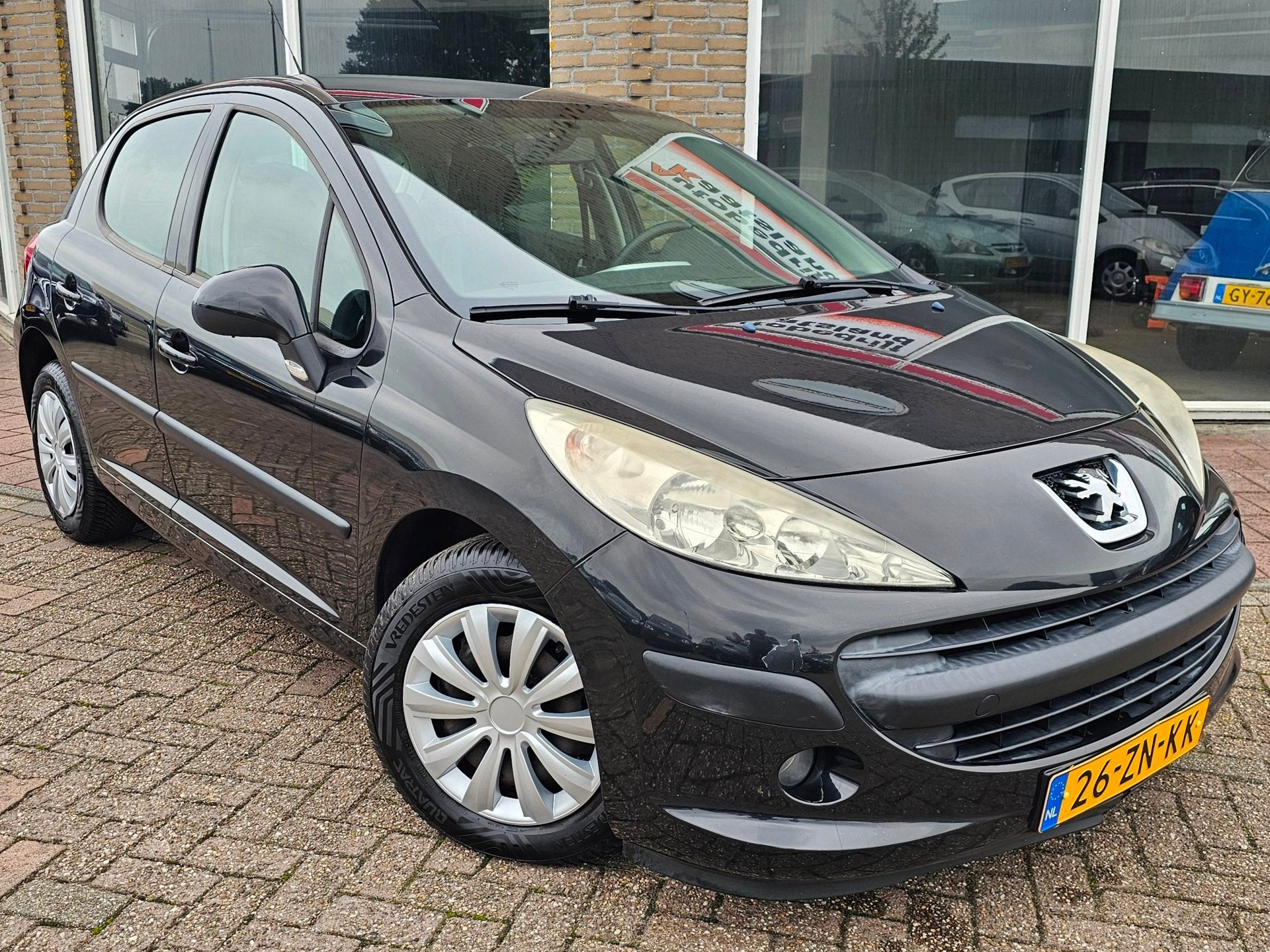 Peugeot 207 1.4 VTi Cool 'n Blue - Airco - Cruise control, Voorwielaandrijving, Stof, Gebruikt, Zwart