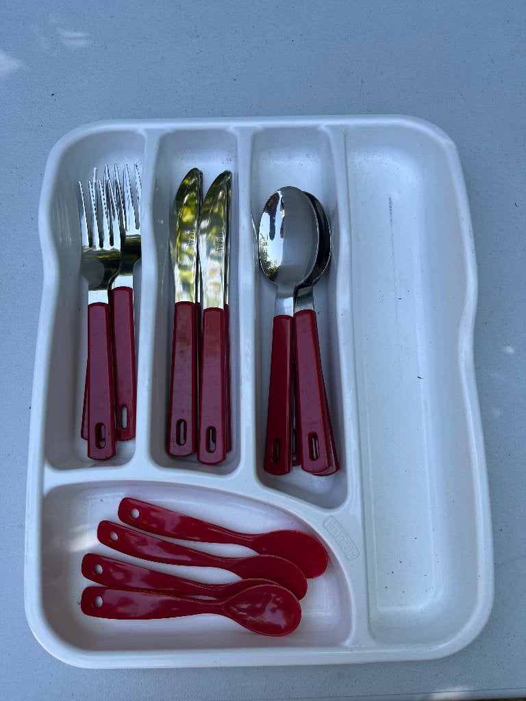Mepal camping kampeer servies, Ophalen, Zo goed als nieuw
