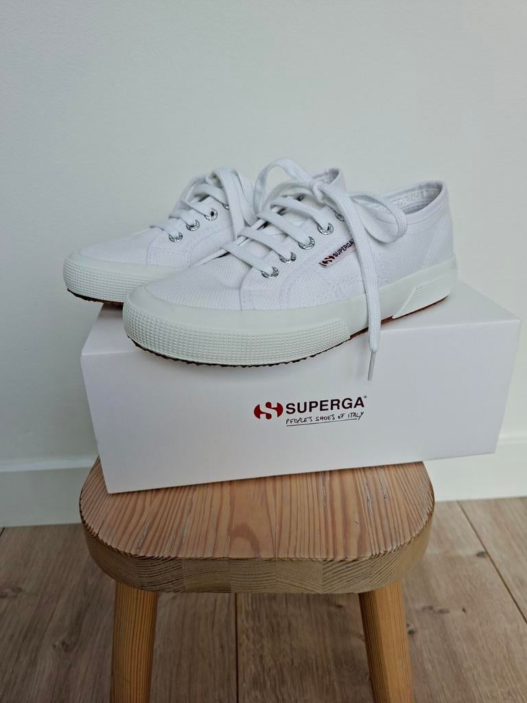 Nieuwe Superga Cotu Classic 2750 sneakers, maat 37, Wit, Nieuw, Ophalen of Verzenden, Sneakers of Gympen