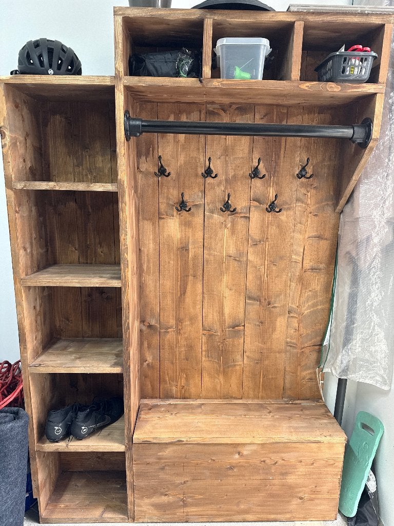 Kapstok hout, Huis en Inrichting, Woonaccessoires | Kapstokken, Zo goed als nieuw, 150 tot 200 cm, Hout, Ophalen