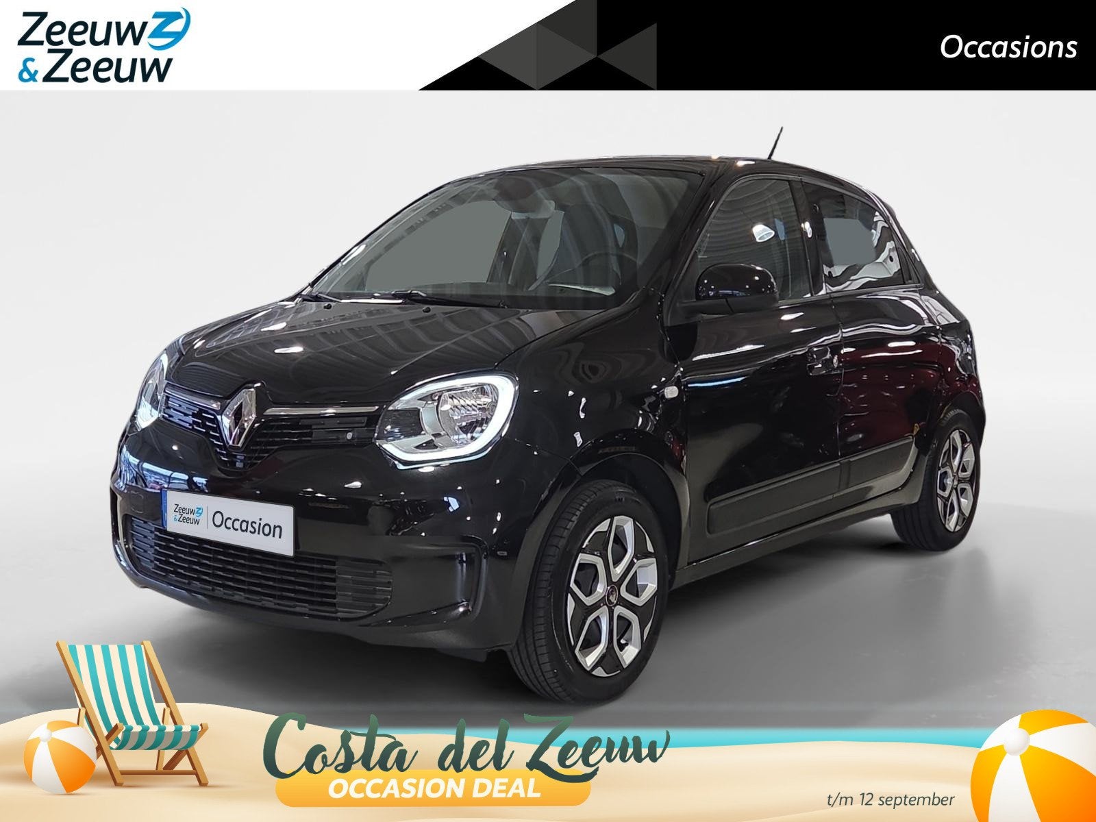 Renault Twingo Z.E. R80 E-Tech Equilibre 22 kWh * Carplay *, Auto's, Automaat, 12 maanden, Zwart, Origineel Nederlands