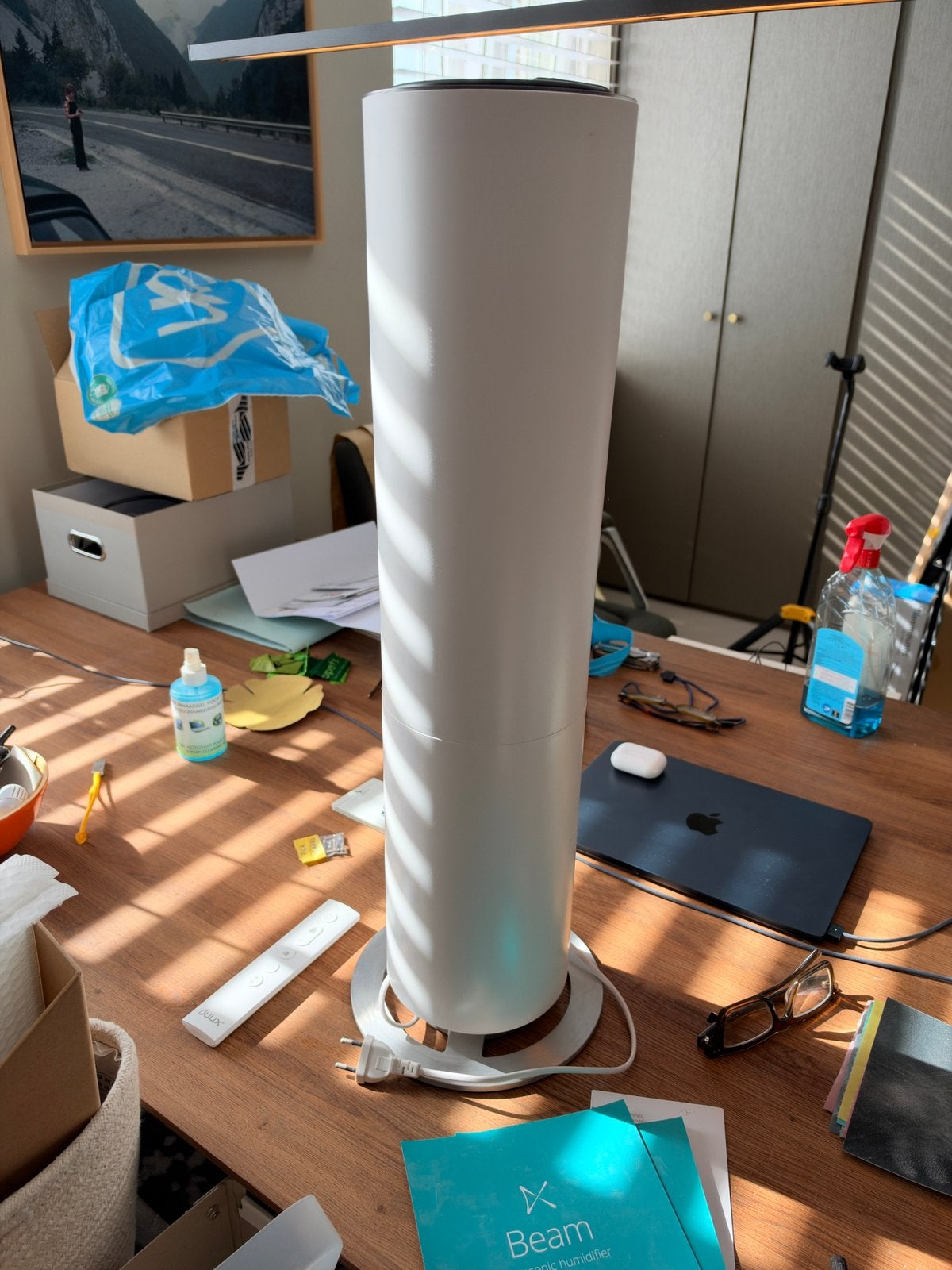 Duux Beam Smart luchtbevochtiger wit – 5L, Ophalen, Zo goed als nieuw, Luchtbevochtiger