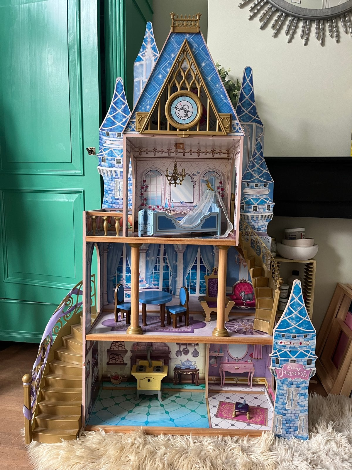 Prinsessenkasteel - Speelplezier gegarandeerd!, Ophalen of Verzenden, Gebruikt, Poppenhuis