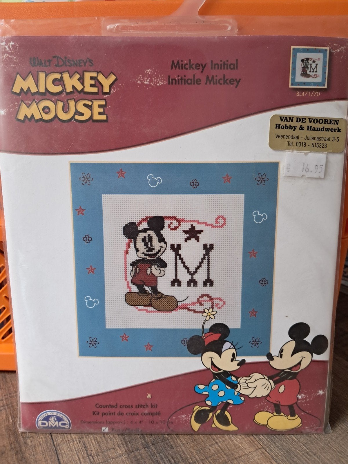Disney Mickey Mouse Borduurpakket - Nieuw in verpakking, Ophalen of Verzenden, Nieuw