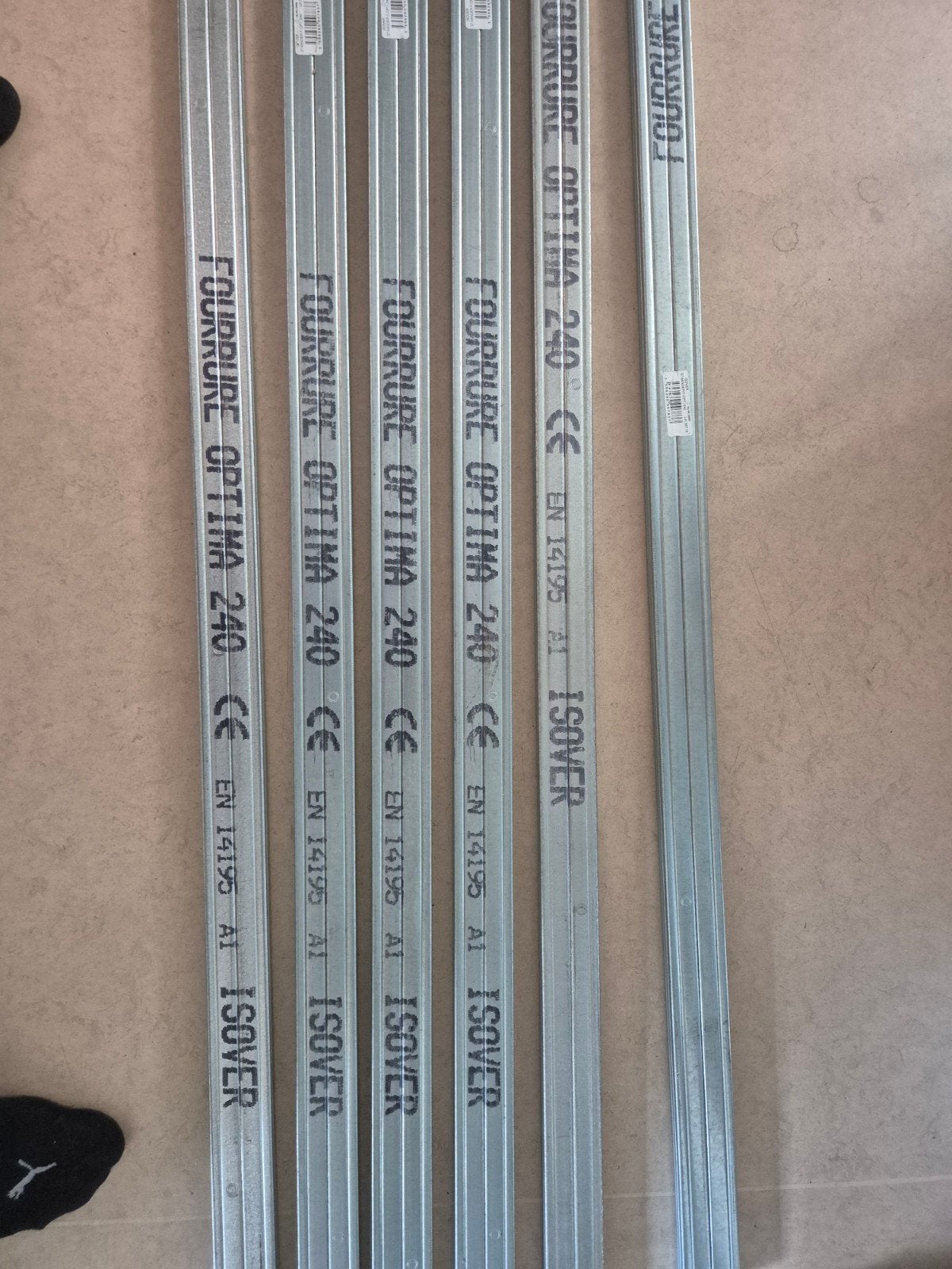Isover Ligger LC-OPT/235 en FOUDRURE OPTIMA 240 profielen, Ophalen, Nieuw