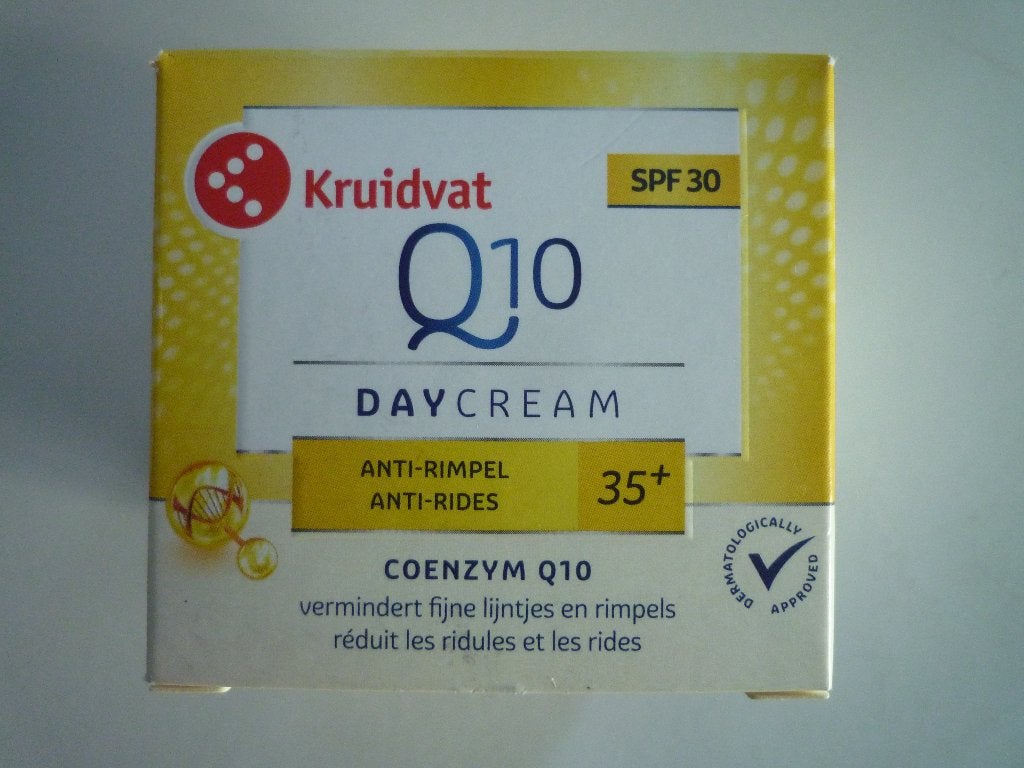 2x pot van 50 ml Q10 dagcreme anti rimpel coenzym Q10, Ophalen of Verzenden, Nieuw, Overige typen
