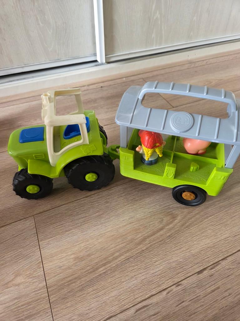 Tractor met aanhanger en VTech winkelmand, Ophalen, Zo goed als nieuw, Jongen of Meisje