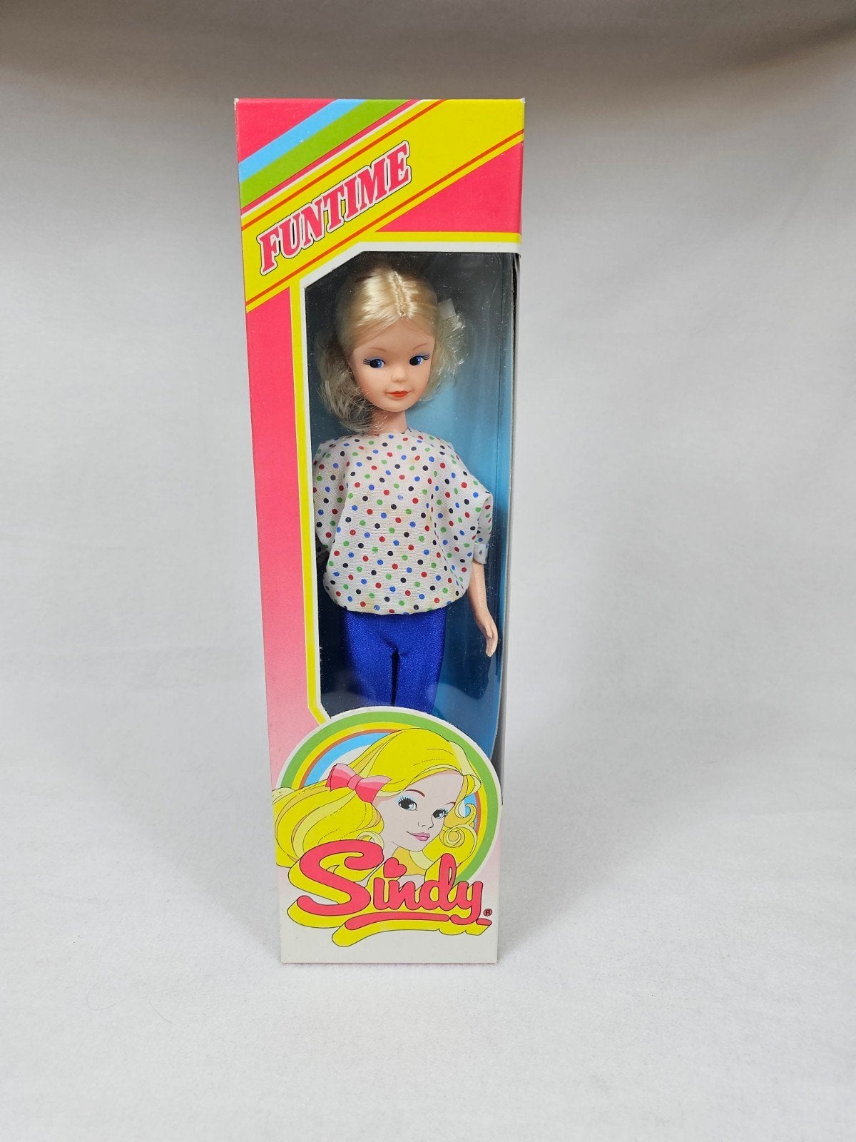 Vintage Sindy Pedigree Funtime pop in originele doos, Ophalen of Verzenden, Nieuw, Overige typen