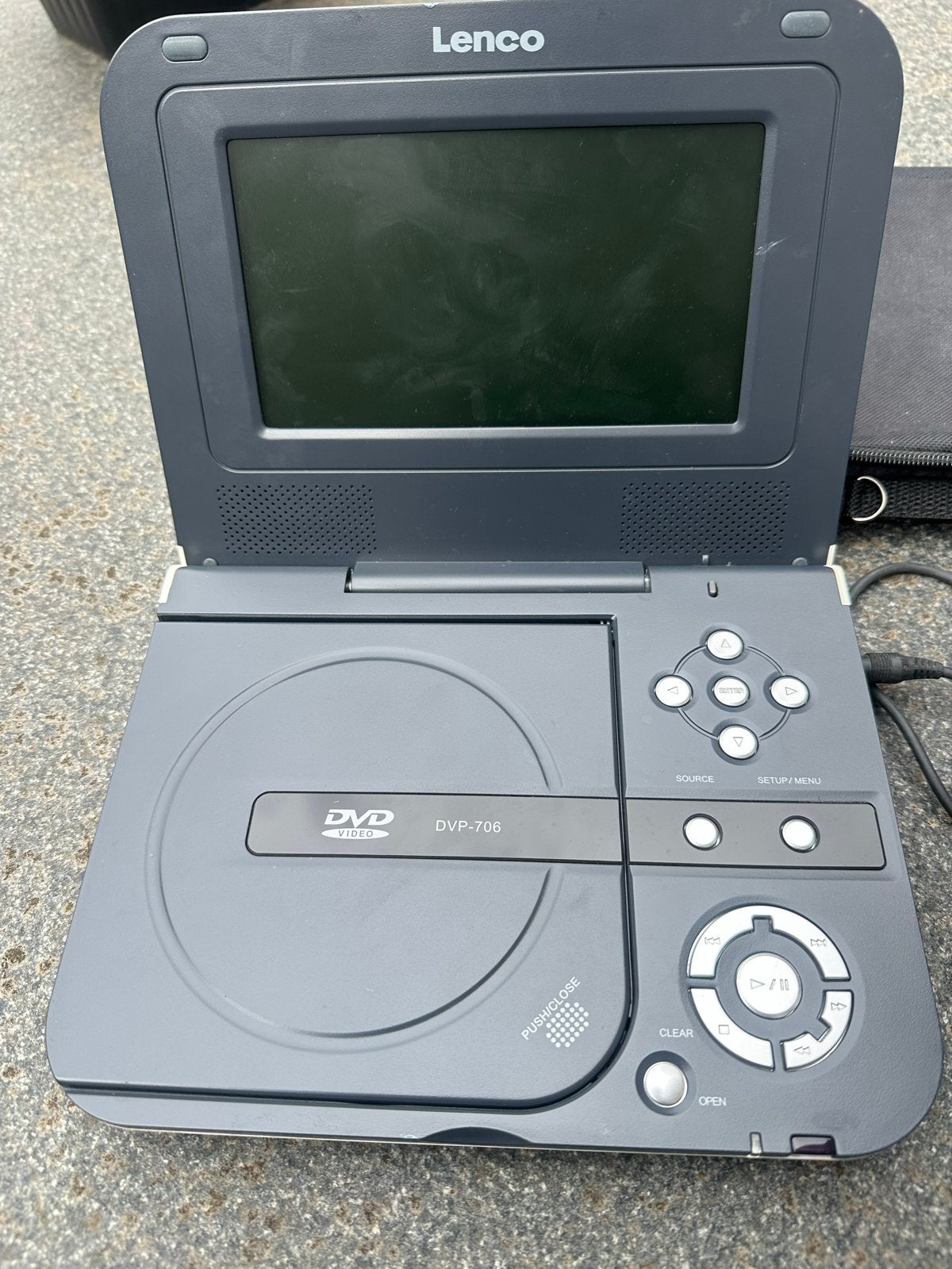 Lenco DVP-706 Draagbare DVD-speler, Ophalen of Verzenden, Gebruikt, Dvd-speler, Draagbaar