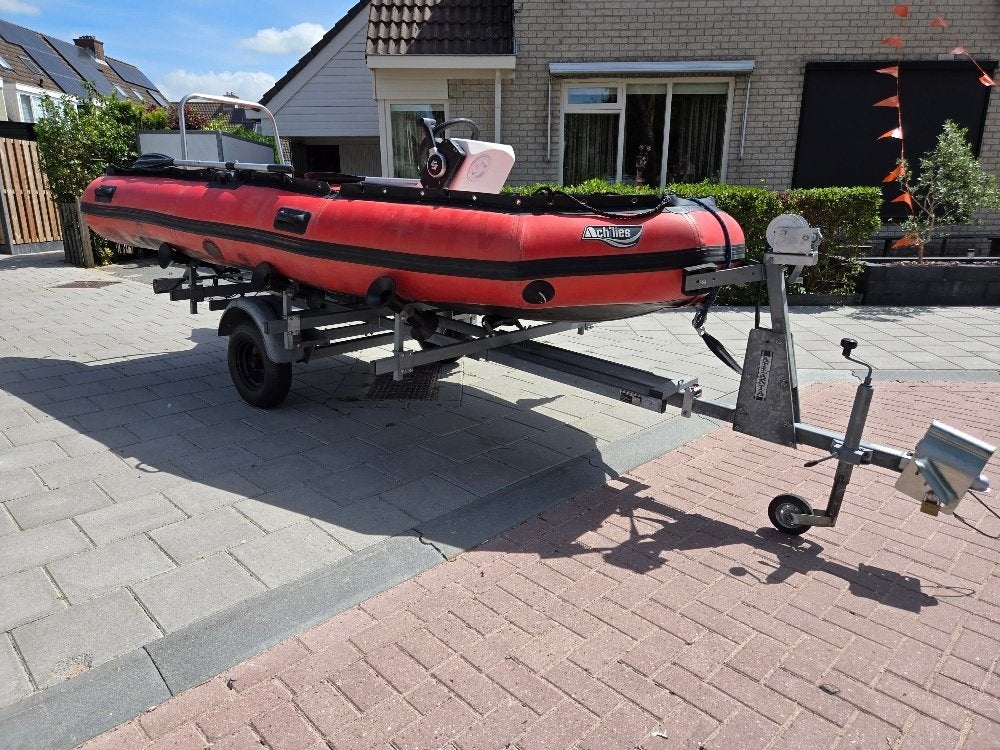 Rubberboot Achilles SG-140 RIB, Watersport en Boten, Gebruikt, 4 m, Peddels, Overige materialen
