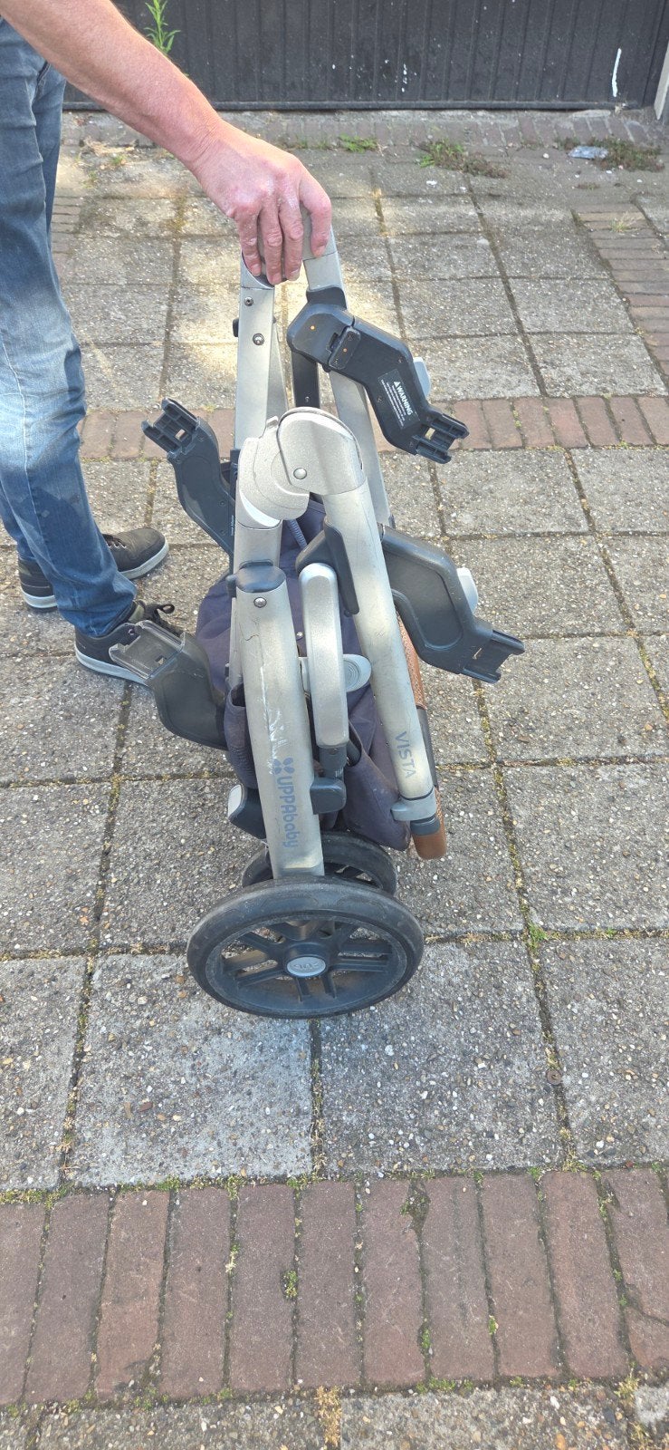 UPPAbaby Vista V2 duo kinderwagen met reiswieg en zitje, Ophalen