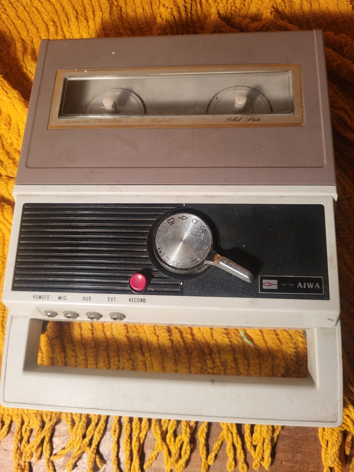 Aiwa TP-710 Bandrecorder - Werkt, Audio, Tv en Foto, Bandrecorders, Ophalen, Bandrecorder