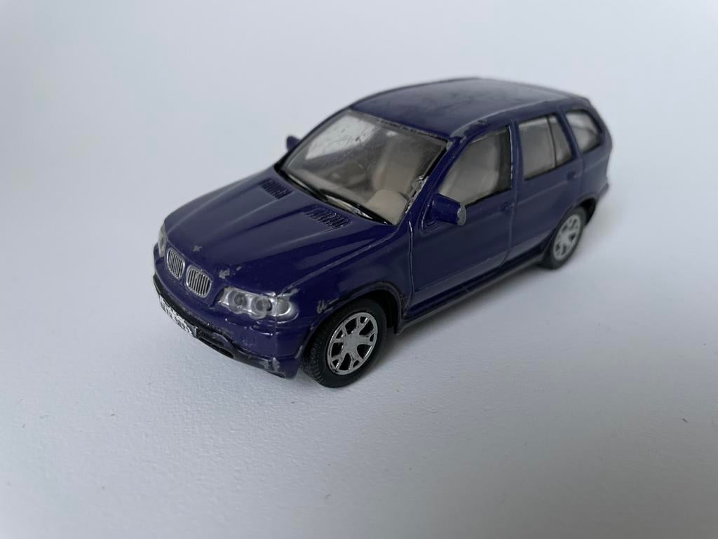 model BMW X5, blauw, Joycity, 1/43, Ophalen of Verzenden, Gebruikt, Auto
