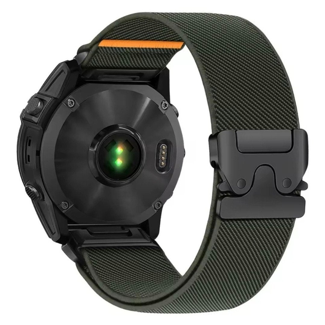 Horlogebandje Garmin 22mm QuickFit (nieuw), Ophalen of Verzenden, Nieuw, Zwart, Android