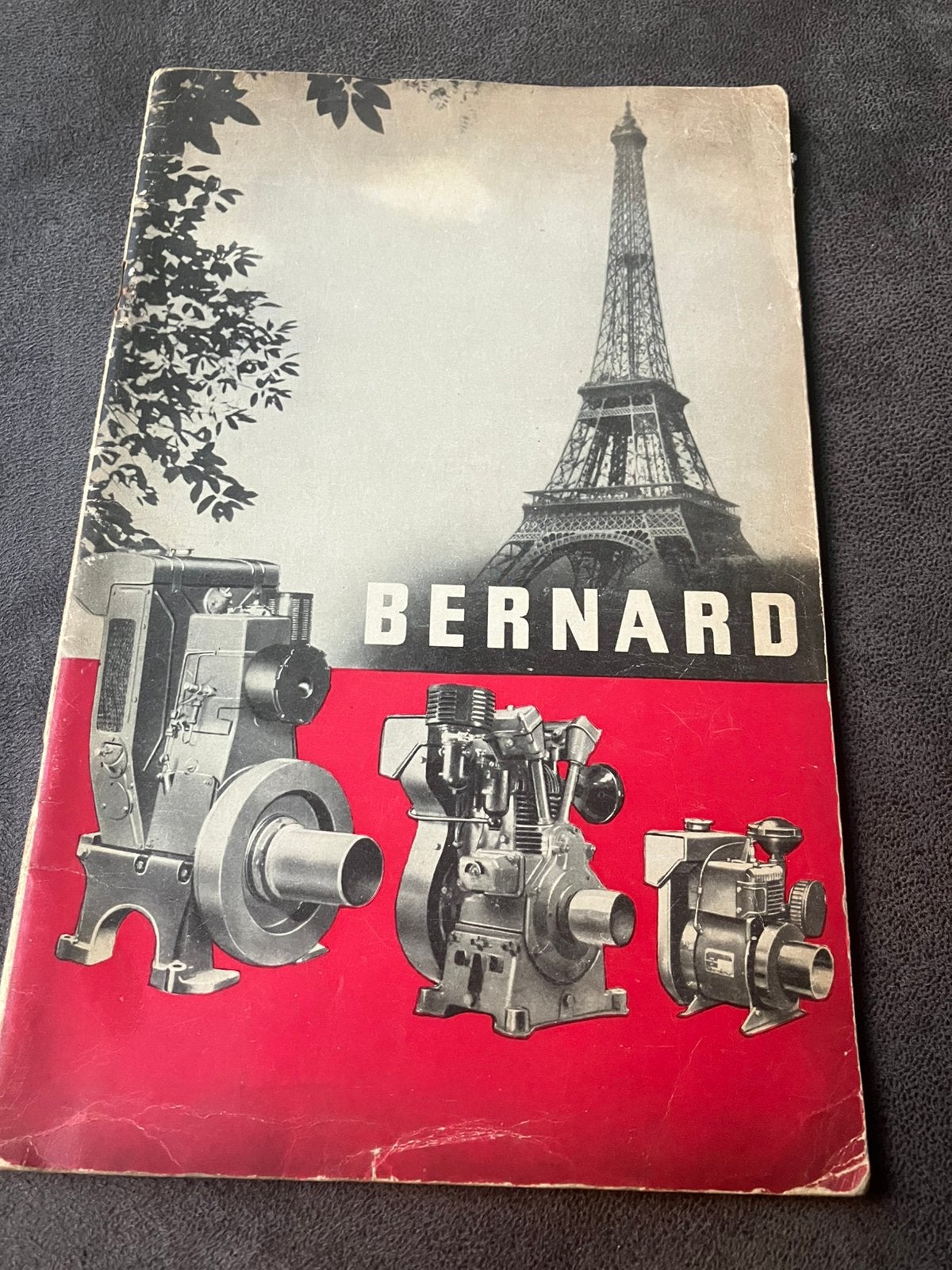 Bernard stationaire motoren  boek 1955, Ophalen of Verzenden