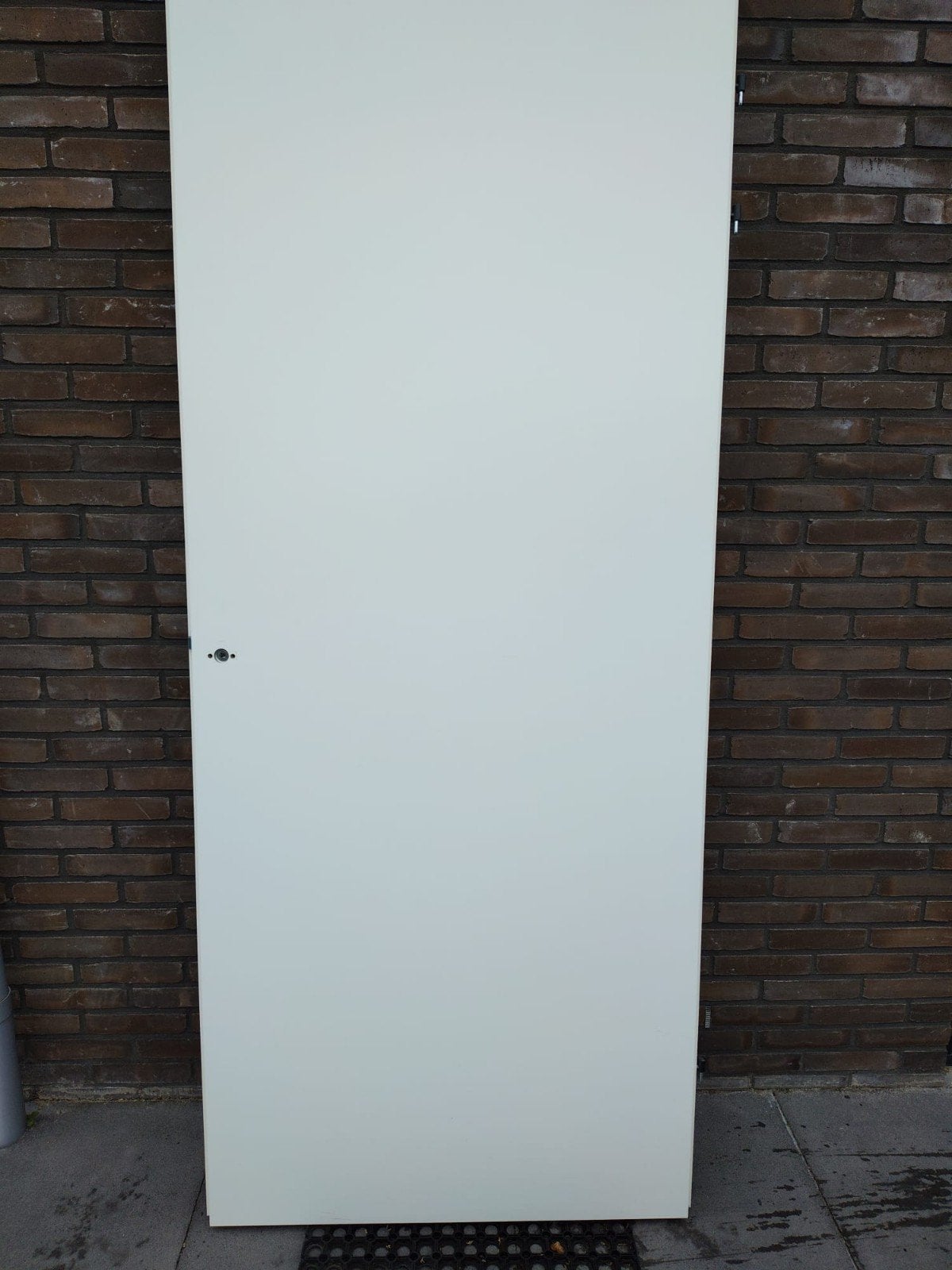 1 linksdraaiende opdekdeur/ wit/ 231,5 x 88 cm, Doe-het-zelf en Verbouw, Deuren en Horren, Ophalen, 80 tot 100 cm, 215 cm of meer