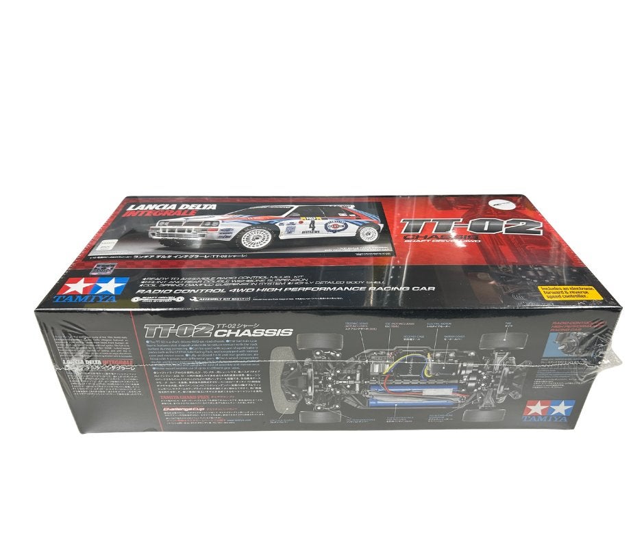 Tamiya 58570 1/10 RC Lancia Delta TT-02 rc auto, Verzenden, Schaal 1:10, Elektro, Auto onroad