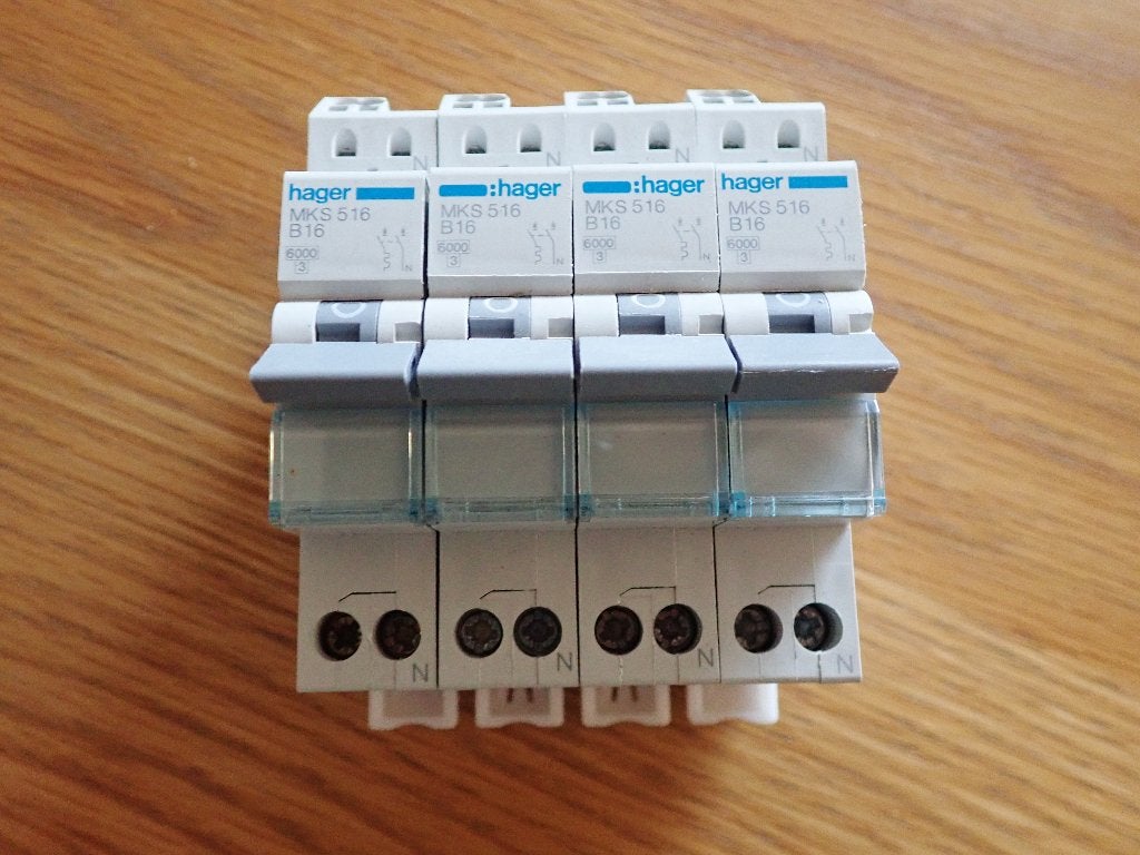 Hager B16 automaten MKS 516, Ophalen of Verzenden, Overige typen