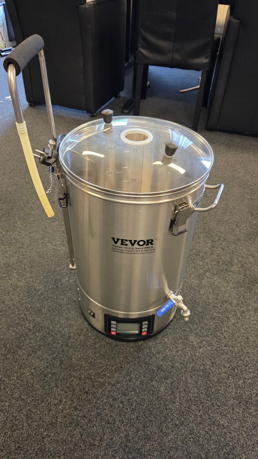 Brewmonk brouwketel en vergistingsvat met accessoires, Ophalen of Verzenden, Gebruikt