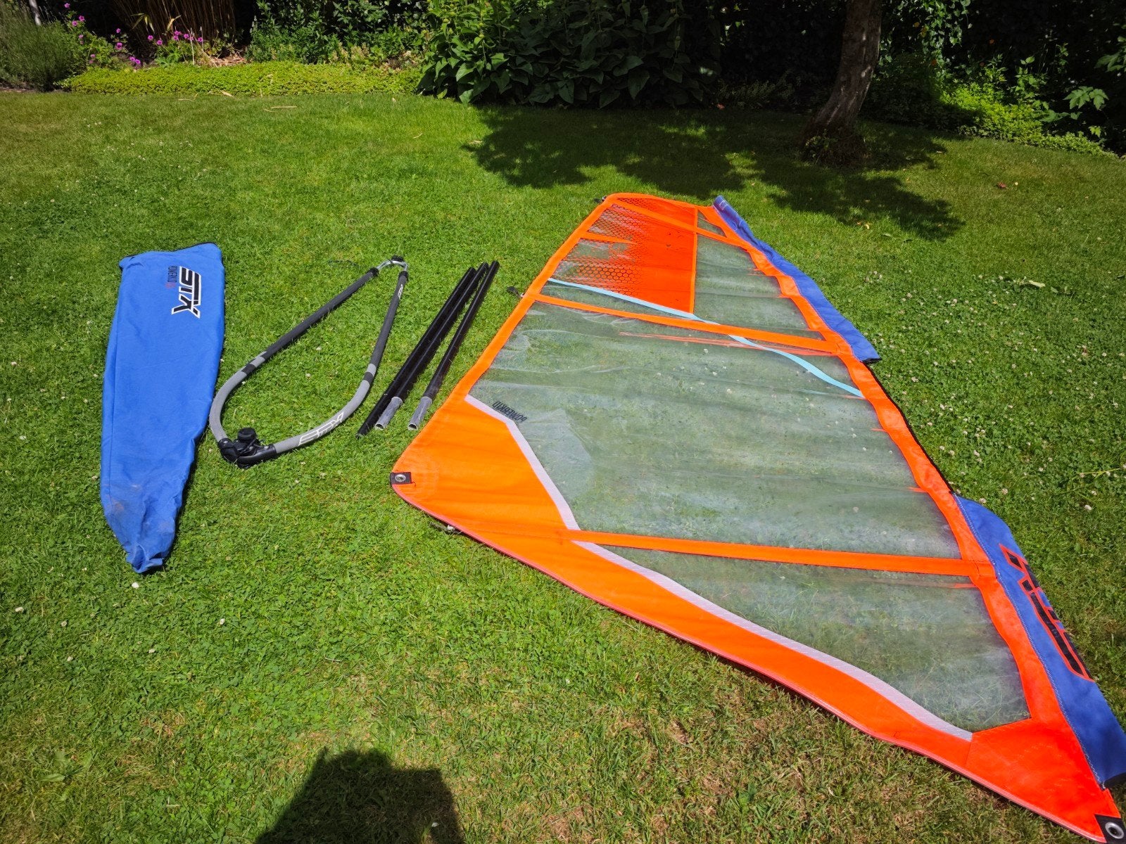 STX Kinder Windsurf Zeil 3.6m Compleet met Mast en Giek, Watersport en Boten, Windsurfen, Ophalen, Zeil
