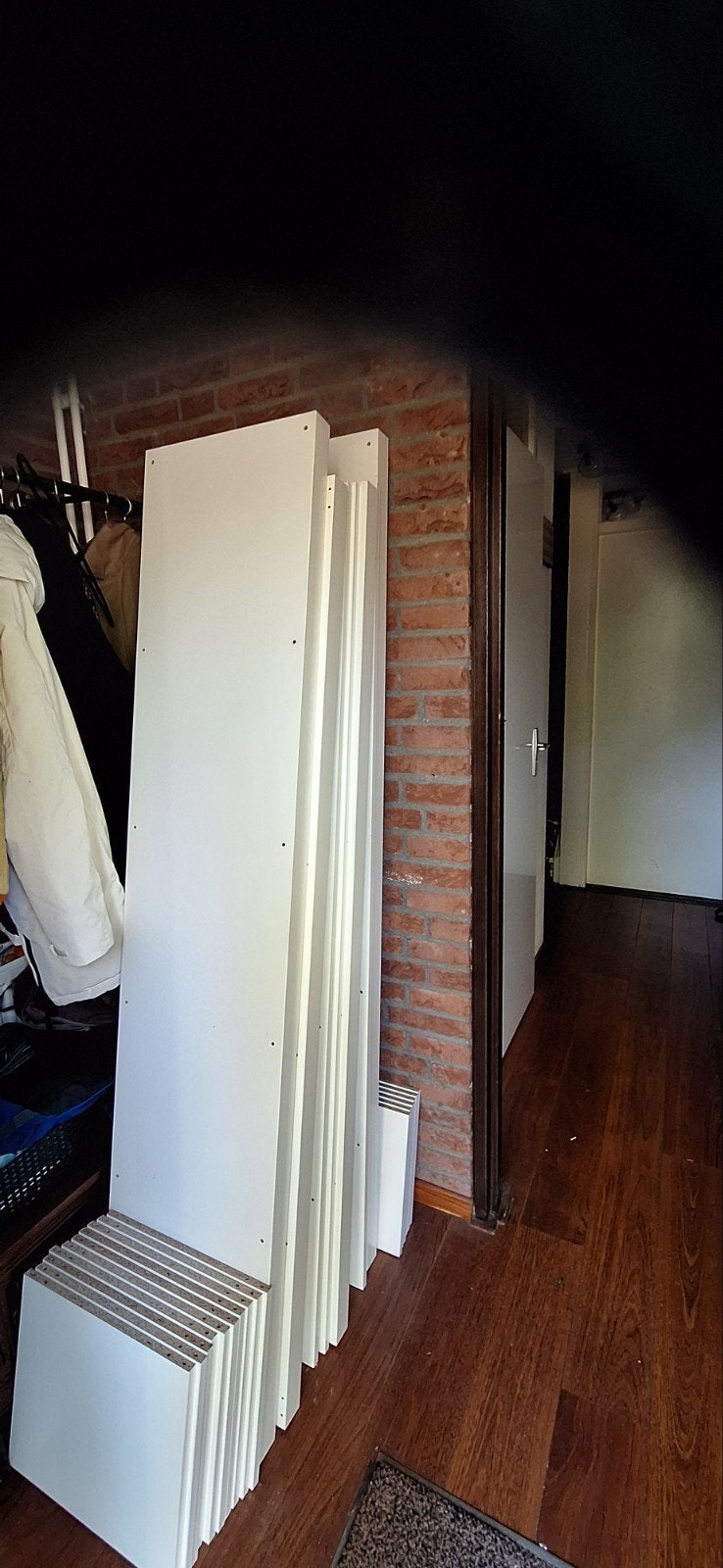 witte 25 vakkenkast ikea kallax expedit, Ophalen, Zo goed als nieuw